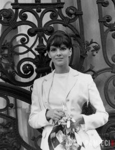 JT A Irina Petrescu, aktorka rumuńska podczas wizyty w Warszawie, wrzesień