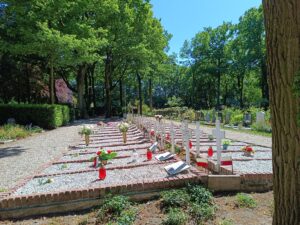 Utrecht Kwatera polskich komb St Barbara widok ogólny